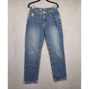 Vintage Cruel Girl Jeans Junior 9 Fits 7 Blue Low Rise Relaxed Medium Wash Denim